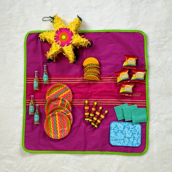 American Girl Other - American Girl Retired Fiesta Piñata Picnic Set